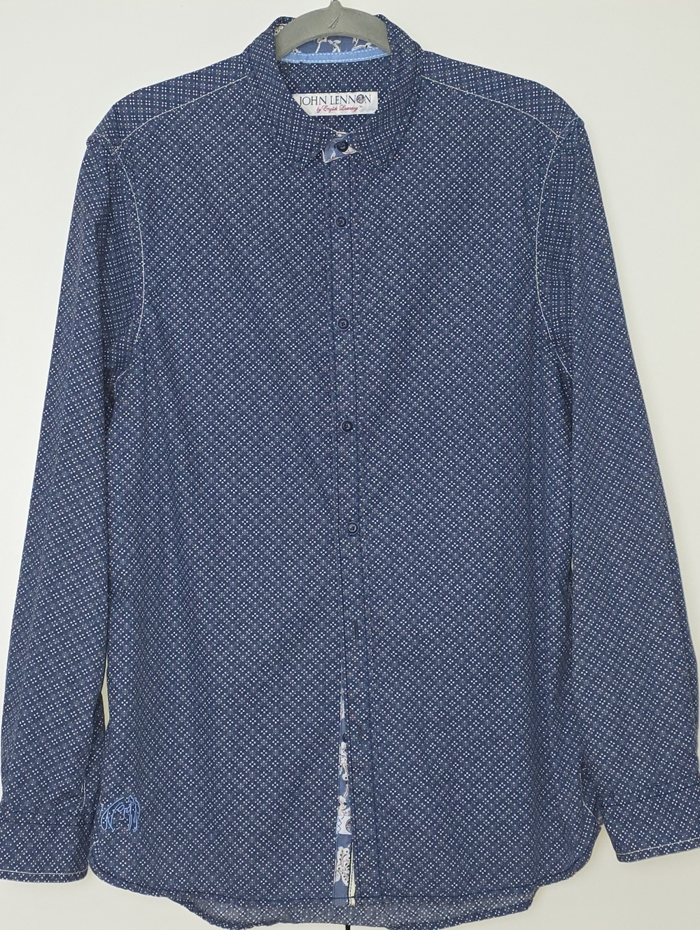 John Lennon By English Laudry  Men's Button-Up Shirt Sz Medium